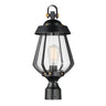 Maxim Lighting Mariner Outdoor Pier/Post Mount Black/Antique Brass
