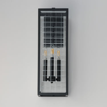 Maxim Lighting Magnus 3-Light Outdoor Wall Sconce Black