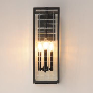 Maxim Lighting Magnus 3-Light Outdoor Wall Sconce Black