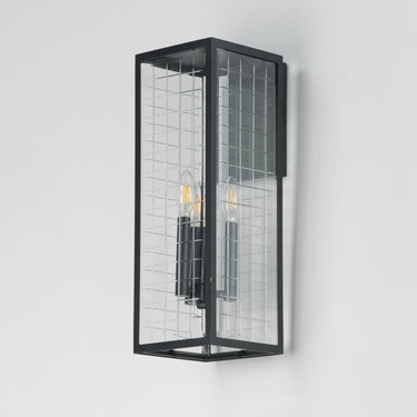 Maxim Lighting Magnus 3-Light Outdoor Wall Sconce Black