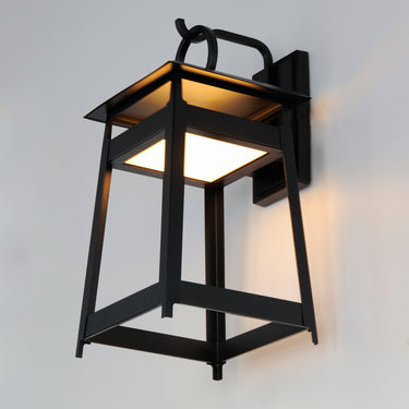 Maxim Lighting Pagoda Large LED Outdoor Sconce Black