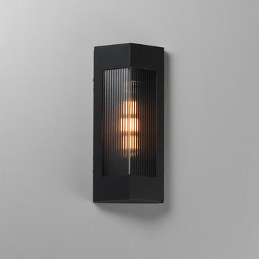 Maxim Lighting Triform 14" Outdoor Wall Sconce Black/Antique Brass