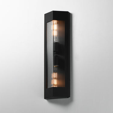 Maxim Lighting Triform 20" 2-Light Outdoor Wall Sconce Black/Antique Brass