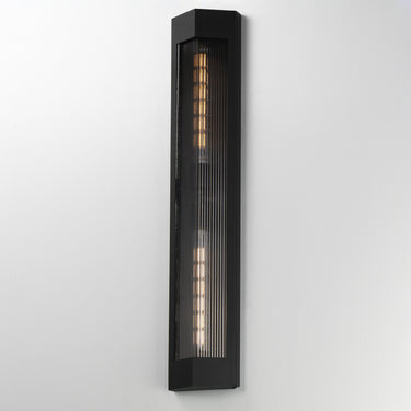 Maxim Lighting Triform 32" 2-Light Outdoor Wall Sconce Black/Antique Brass