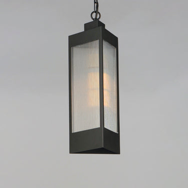 Maxim Lighting Triform Outdoor Pendant Black/Antique Brass