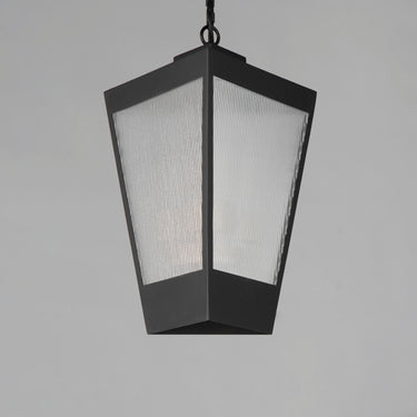 Maxim Lighting Triform 14" 3-Light Outdoor Pendant Black/Antique Brass