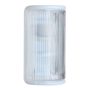 Costaluz 3079 wall sconce: White / Clear inside | Besa Lighting