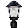 Costaluz 3100 post lantern: Black | Besa Lighting