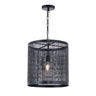 Maxim Lighting Hatcher 15" Pendant Black