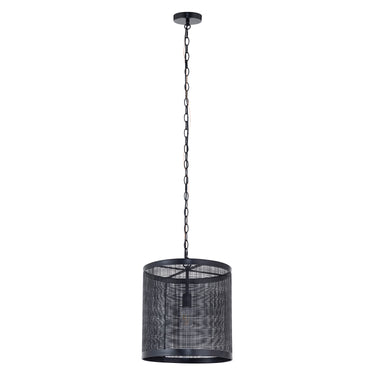 Maxim Lighting Hatcher 15" Pendant Black