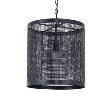 Maxim Lighting Hatcher 15" Pendant Black
