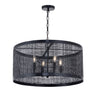 Maxim Lighting Hatcher 24" 4-Light Pendant Black