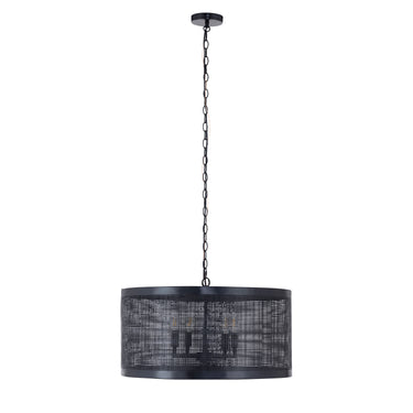 Maxim Lighting Hatcher 24" 4-Light Pendant Black