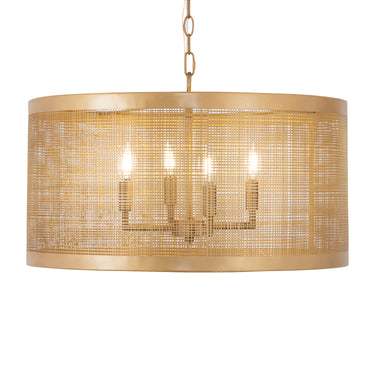 Maxim Lighting Hatcher 24" 4-Light Pendant Gold