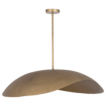 Maxim Lighting Denarii 36" Iron Pendant Natural Gold