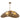 Maxim Lighting Denarii 36" Iron Pendant Natural Gold