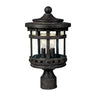 Maxim Lighting Santa Barbara Cast 3-LT Outdoor Pole/Post Lantern Sienna
