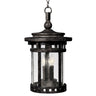 Maxim Lighting Santa Barbara Cast 3-Light Outdoor Hanging Lantern Sienna