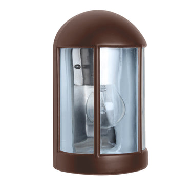 Costaluz 3152 wall sconce: Bronze / Clear inside | Besa Lighting