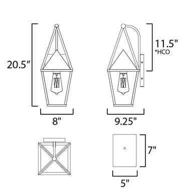 Maxim Lighting Bavaria Wall Sconce Black