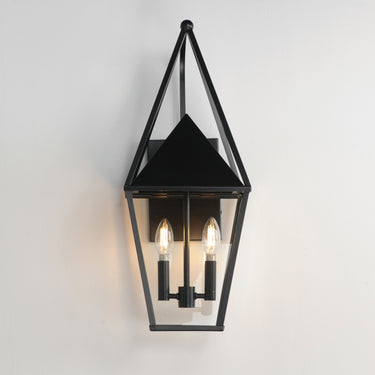 Maxim Lighting Bavaria Large 2-Light Outdoor Wall Sconce Black