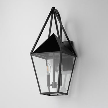 Maxim Lighting Bavaria Large 2-Light Outdoor Wall Sconce Black