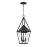 Maxim Lighting Bavaria 2-Light Large Outdoor Pendant Black