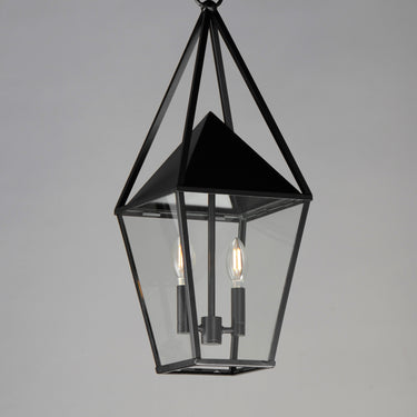 Maxim Lighting Bavaria 2-Light Large Outdoor Pendant Black