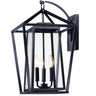 Maxim Lighting Artisan 3-Light Outdoor Wall Sconce Black