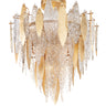 Maxim Lighting Majestic 10-Light Flush Mount Gold Leaf