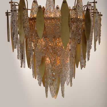Maxim Lighting Majestic 10-Light Flush Mount Gold Leaf
