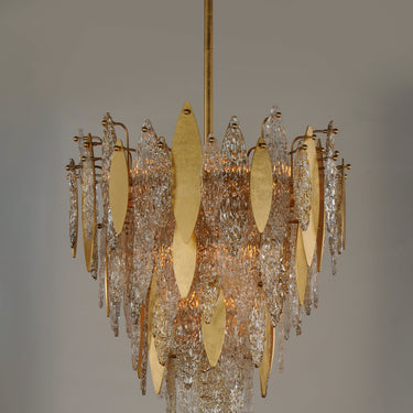 Maxim Lighting Majestic 12-Light Chandelier Gold Leaf
