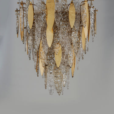 Maxim Lighting Majestic 12-Light Chandelier Gold Leaf