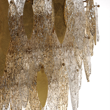 Maxim Lighting Majestic 18-Light Linear Chandelier Gold Leaf