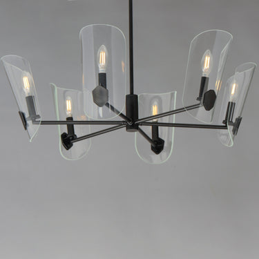 Maxim Lighting Armory 6-Light Chandelier Black