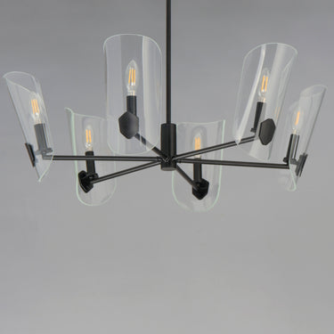 Maxim Lighting Armory 6-Light Chandelier Black