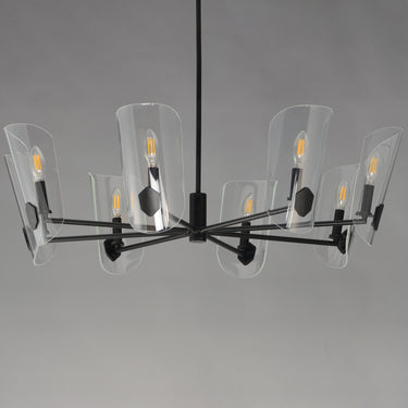 Maxim Lighting Armory 8-Light Chandelier Black
