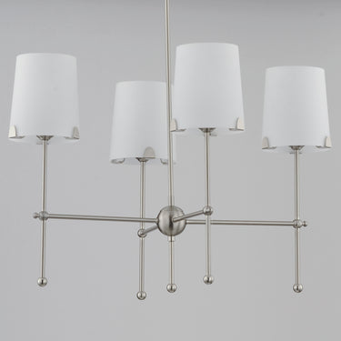 Maxim Lighting Huntington 4-Light Chandelier Satin Nickel