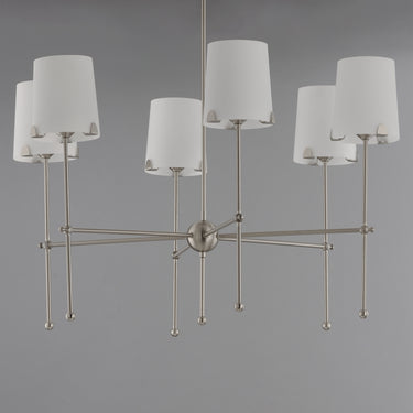 Maxim Lighting Huntington 6-Light Chandelier Satin Nickel