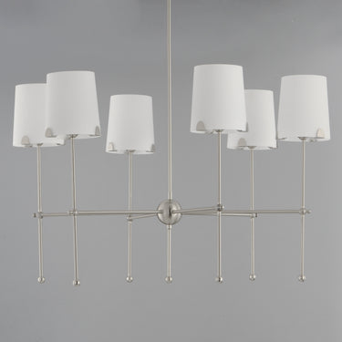 Maxim Lighting Huntington 6-Light Chandelier Satin Nickel