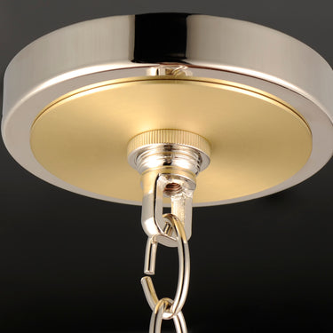 Maxim Lighting Uptown 8-Light Chandelier Satin Brass/Polished Nickel