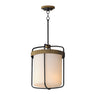 Maxim Lighting Ruffles 3-Light Pendant Black/Antique Brass