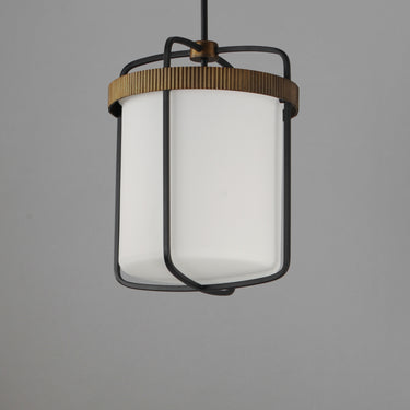 Maxim Lighting Ruffles 3-Light Pendant Black/Antique Brass