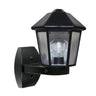 Costaluz 3272 wall lantern: Black | Besa Lighting