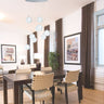 Finesse Decor 9 light Crystal Spheres Chandelier Round Chrome Canopy