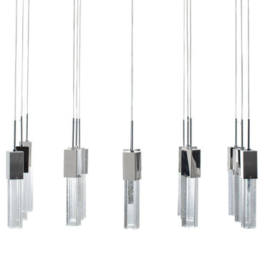 Finesse Decor Rectangular Crystal Chandelier 15 Light