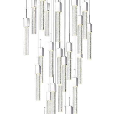 Finesse Decor Rectangular Crystal Chandelier XL 25 Light