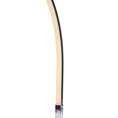 Finesse Decor Modern Arc Design Table Lamp Chrome