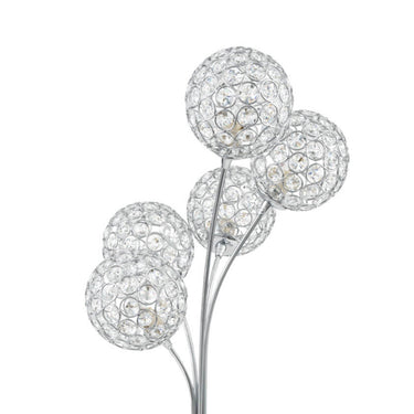 Finesse Decor Thailand Crystal Domes Table Lamp 5 Light
