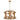 Structure 23" 4-Light Chandelier - Medium Oak by Elk 33323/4